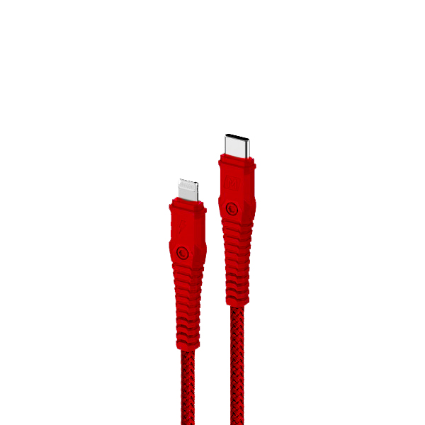 Momax Tough Link Lightning to Type-C Cable 1.2m (Red)