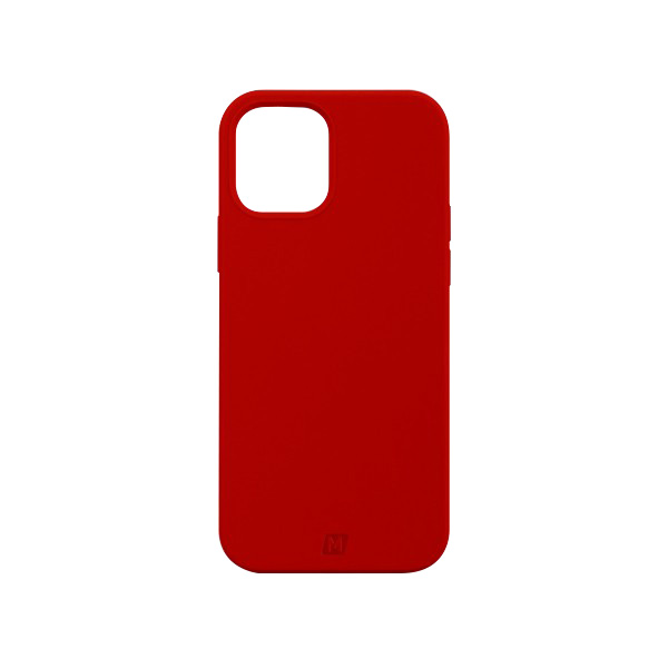MOMAX Silicone Case 360 Protection Anti Bacterial iPhone 12 Pro Max (Red)