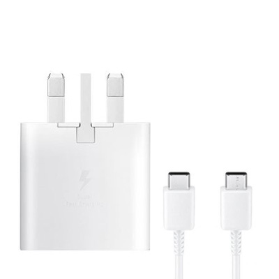 Samsung 25W Travel Adapter with USB Type-C Cable (White)