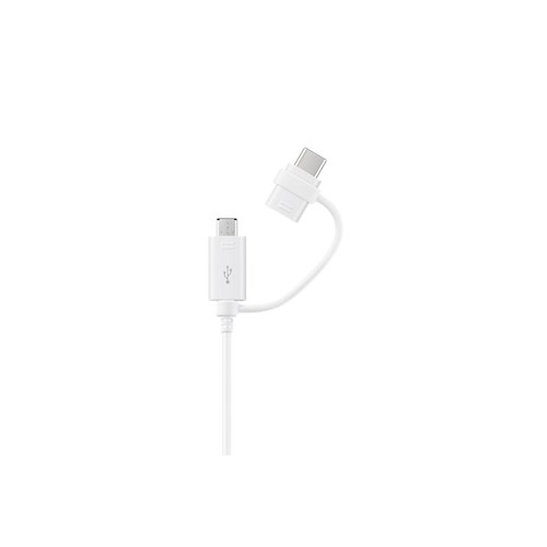 Samsung 2w1 Cable USB - microUSB 1,5 m (White)