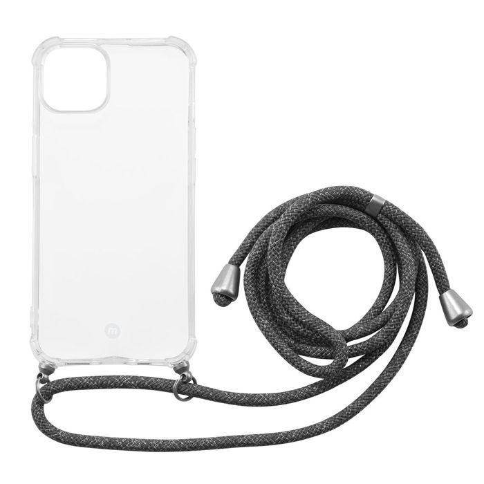Momax Crossbody Strap Case iPhone 13 (Transparent)